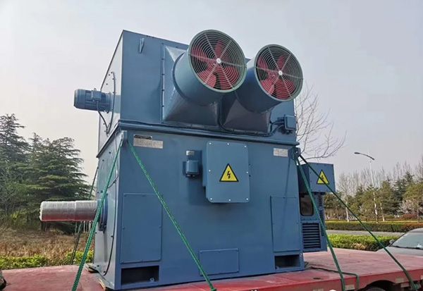 圖中可以很直觀的看到高壓電機的冷卻風機結(jié)構(gòu) 圖中可以很直觀的看到高壓電機的冷卻風機結(jié)構(gòu)